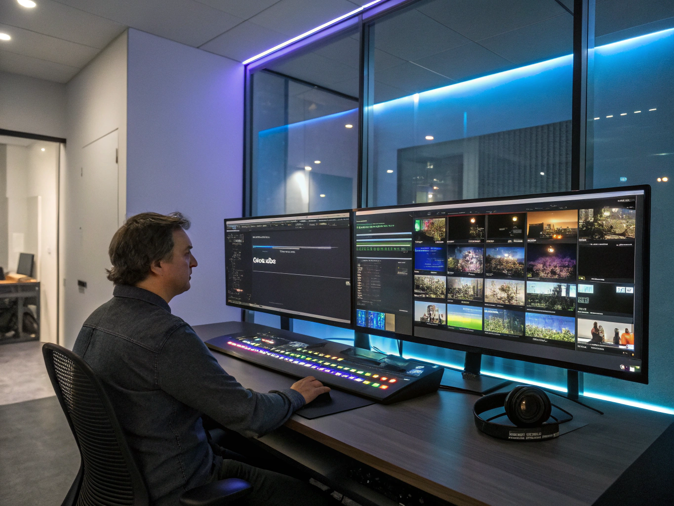 Video editing timeline preview